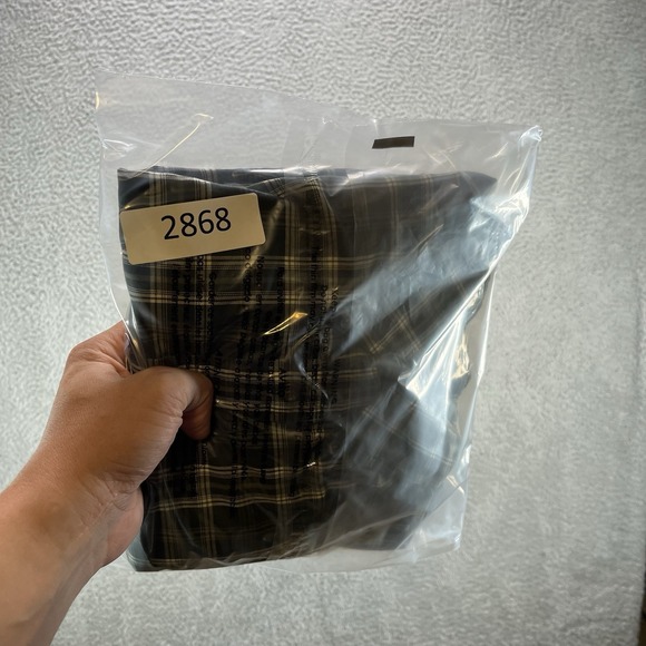 Vintage C C Filson Seattle Shirt Mens Large Green Plaid Lightweight Long Sleeve - Picture 9 of 9